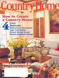 Country Home January 1996 magazine back issue cover