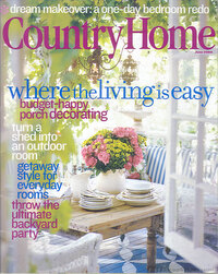 Country Home June 2004 magazine back issue cover
