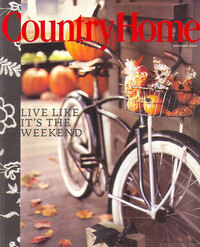 Country Home October 2004 magazine back issue cover