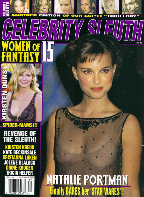 Celebrity Sleuth # 39 Number #39 magazine back issue cover