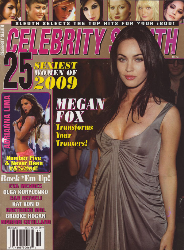 Celebrity Sleuth # 54 Number #54 magazine back issue cover