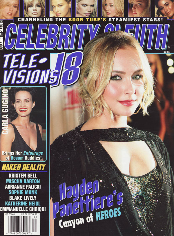 Celebrity Sleuth # 55 Number #55 magazine back issue cover