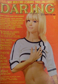 Daring November 1967 magazine back issue cover