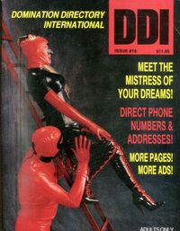 DDI (Domination Directory International) # 16 magazine back issue cover