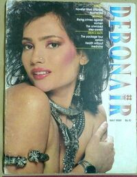 Debonair May 1989 magazine back issue cover