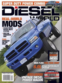 Diesel World February 2012 magazine back issue cover