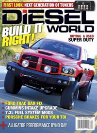 Diesel World April 2012 magazine back issue cover