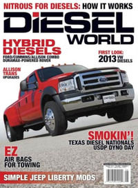 Diesel World August 2012 magazine back issue cover