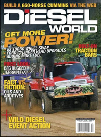 Diesel World October 2012 magazine back issue cover