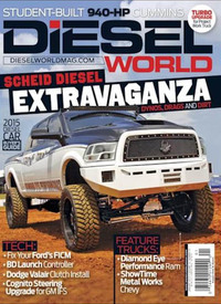 Diesel World January 2015 magazine back issue cover