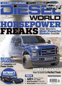 Diesel World August 2015 magazine back issue cover