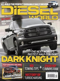 Diesel World September 2015 magazine back issue cover