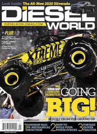 Diesel World July 2019 magazine back issue cover