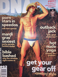 DNA # 63 magazine back issue cover