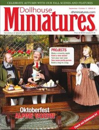 Dollhouse Miniatures # 23, September/October 2011 magazine back issue cover