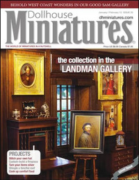 Dollhouse Miniatures # 25, January/February 2012 magazine back issue cover