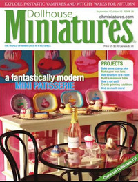 Dollhouse Miniatures # 29, September/October 2012 magazine back issue cover