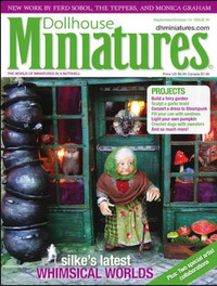 Dollhouse Miniatures # 35, September/October 2013 magazine back issue cover