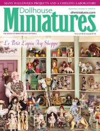 Dollhouse Miniatures # 41, September/October 2014 magazine back issue cover