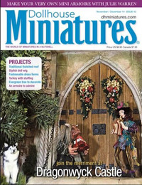 Dollhouse Miniatures # 42, November/December 2014 magazine back issue cover