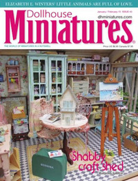 Dollhouse Miniatures # 43, January/February 2015 magazine back issue cover