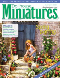 Dollhouse Miniatures # 44, March/April 2015 magazine back issue cover