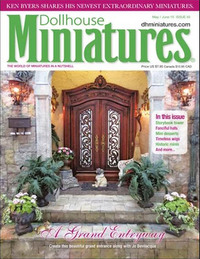 Dollhouse Miniatures # 45, May/June 2015 magazine back issue cover