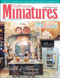 Dollhouse Miniatures # 46, July/August 2015 magazine back issue cover
