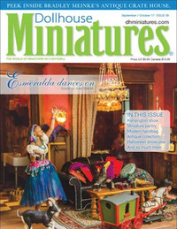 Dollhouse Miniatures # 59, September/October 2017 magazine back issue cover