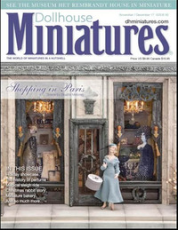 Dollhouse Miniatures # 60, November/December 2017 magazine back issue cover