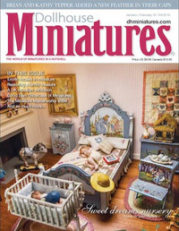 Dollhouse Miniatures # 61, January/February 2018 magazine back issue cover