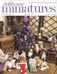 Dollhouse Miniatures # 72, November/December 2019 magazine back issue cover