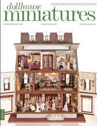 Dollhouse Miniatures # 73, January/February 2020 magazine back issue cover