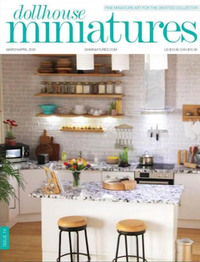 Dollhouse Miniatures # 74, March/April 2020 magazine back issue cover