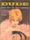 Dude March 1964 magazine back issue cover