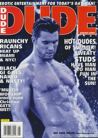 Dude August 2000 magazine back issue cover