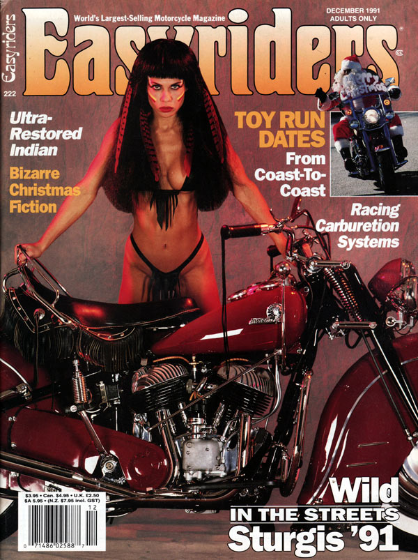 Easy Riders # 222, December 1991 December 1991 magazine back issue cover
