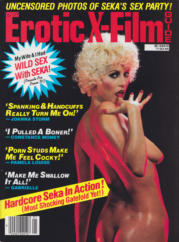 Erotic X-Film Guide January 1984 January 1984 magazine back issue cover