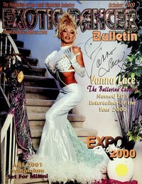 Exotic Dancer October 2000 magazine back issue cover