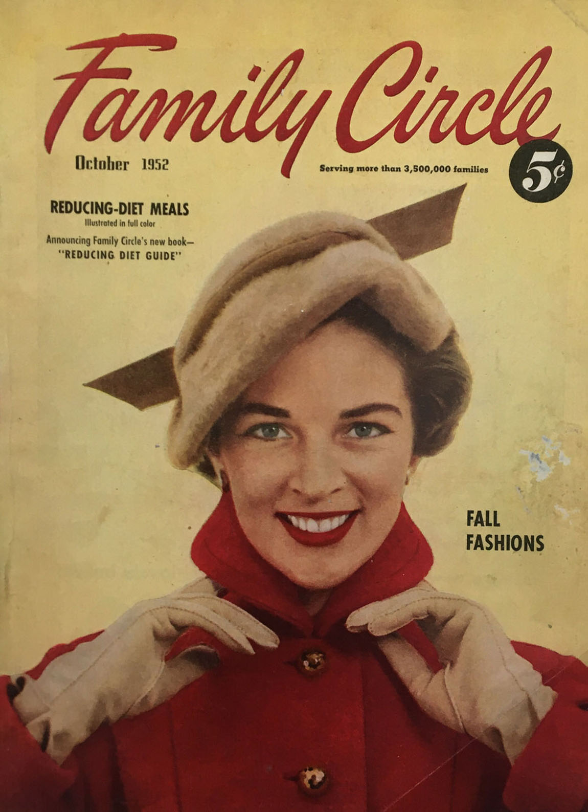 Family Circle October 1952 October 1952 magazine back issue cover