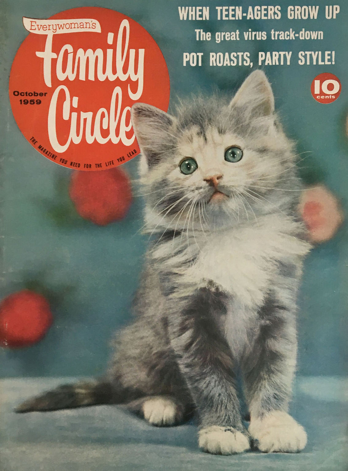 Family Circle October 1959 October 1959 magazine back issue cover