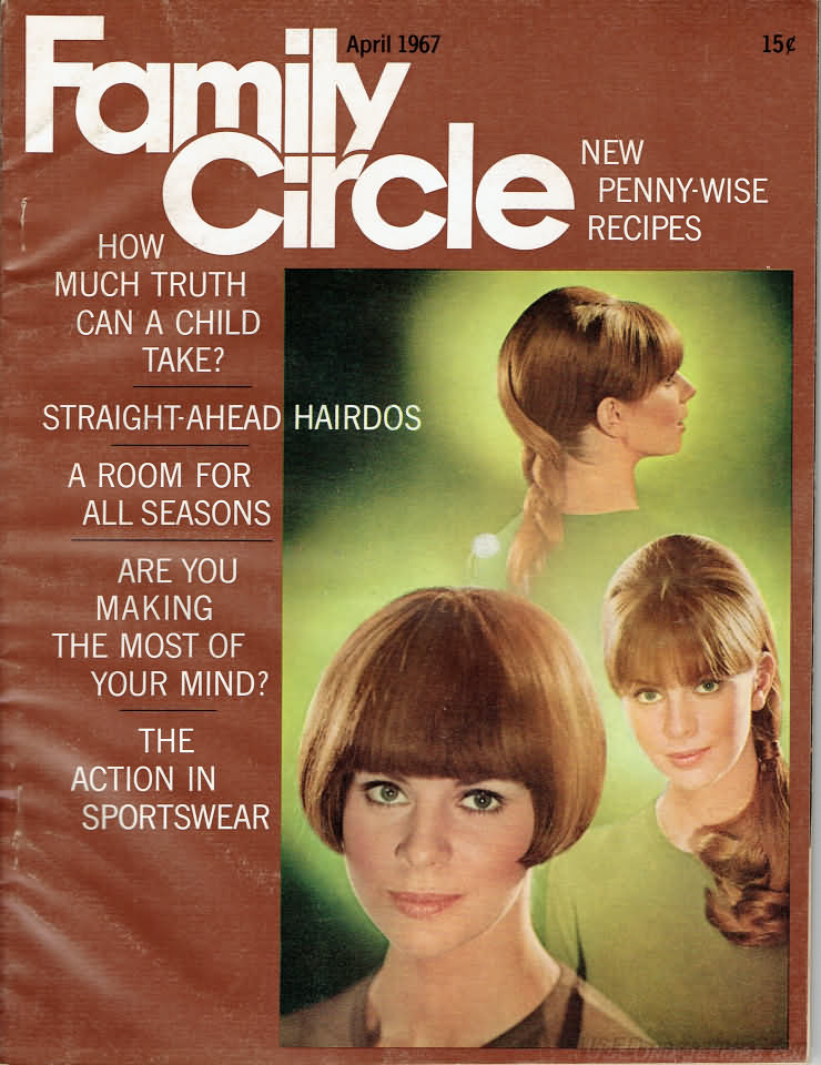 Family Circle April 1967 April 1967 magazine back issue cover