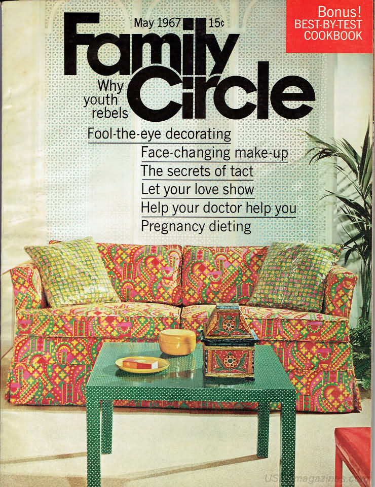 Family Circle May 1967 May 1967 magazine back issue cover