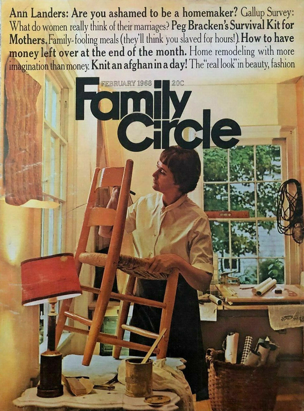Family Circle February 1968 February 1968 magazine back issue cover
