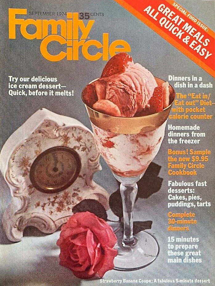 Family Circle September 1974 September 1974 magazine back issue cover
