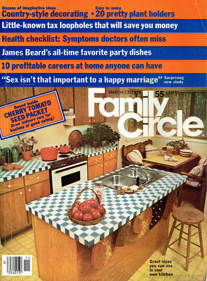Family Circle March 1979 March 1979 magazine back issue cover