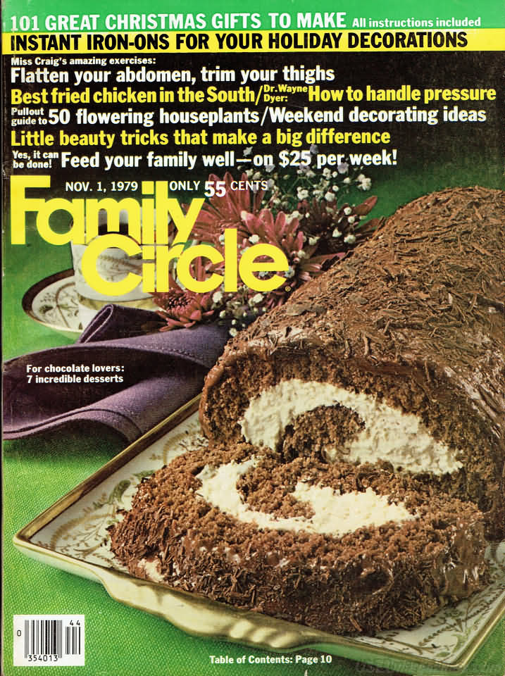 Family Circle November 1979 November 1979 magazine back issue cover