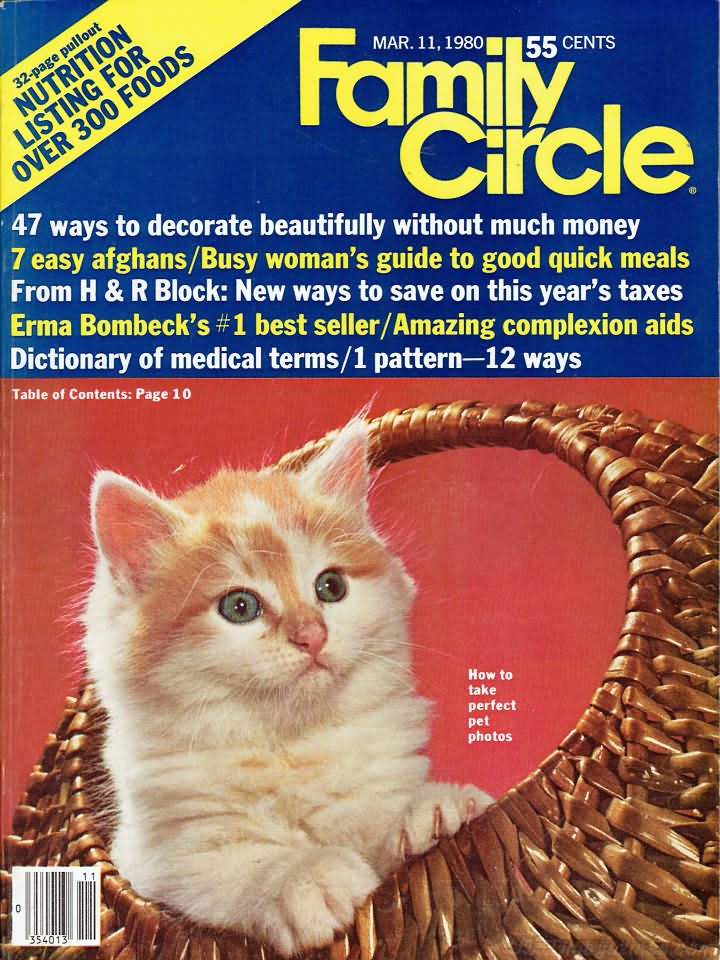 Family Circle March 1980 March 1980 magazine back issue cover