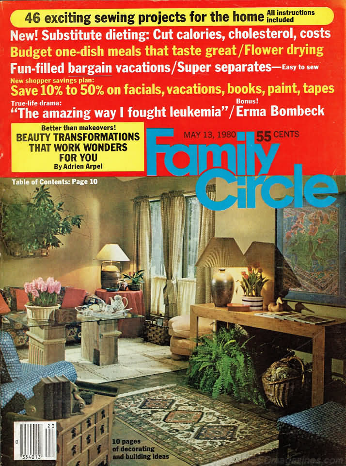 Family Circle May 1980 May 1980 magazine back issue cover
