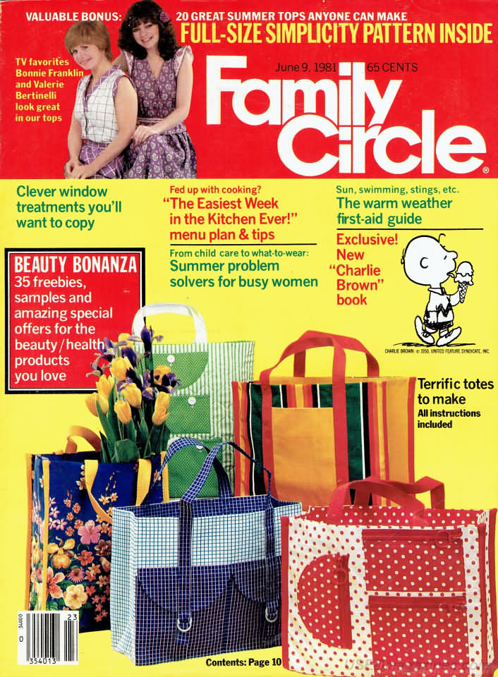 Family Circle June 1981 June 1981 magazine back issue cover